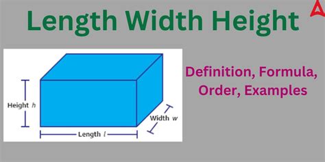 length width height girth